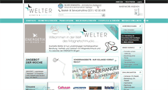 Desktop Screenshot of kosmetik-welter.de